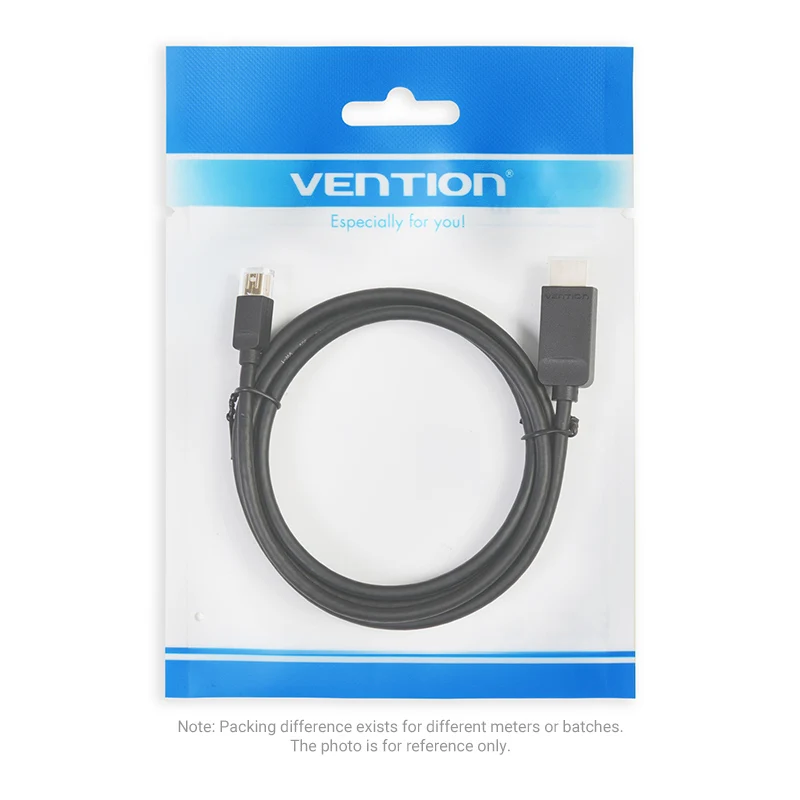 Vention-Cable Mini DisplayPort a HDMI, 1080P, macho a HDMI, para HDTV, Apple, MacBook, Mini DP a HDMI