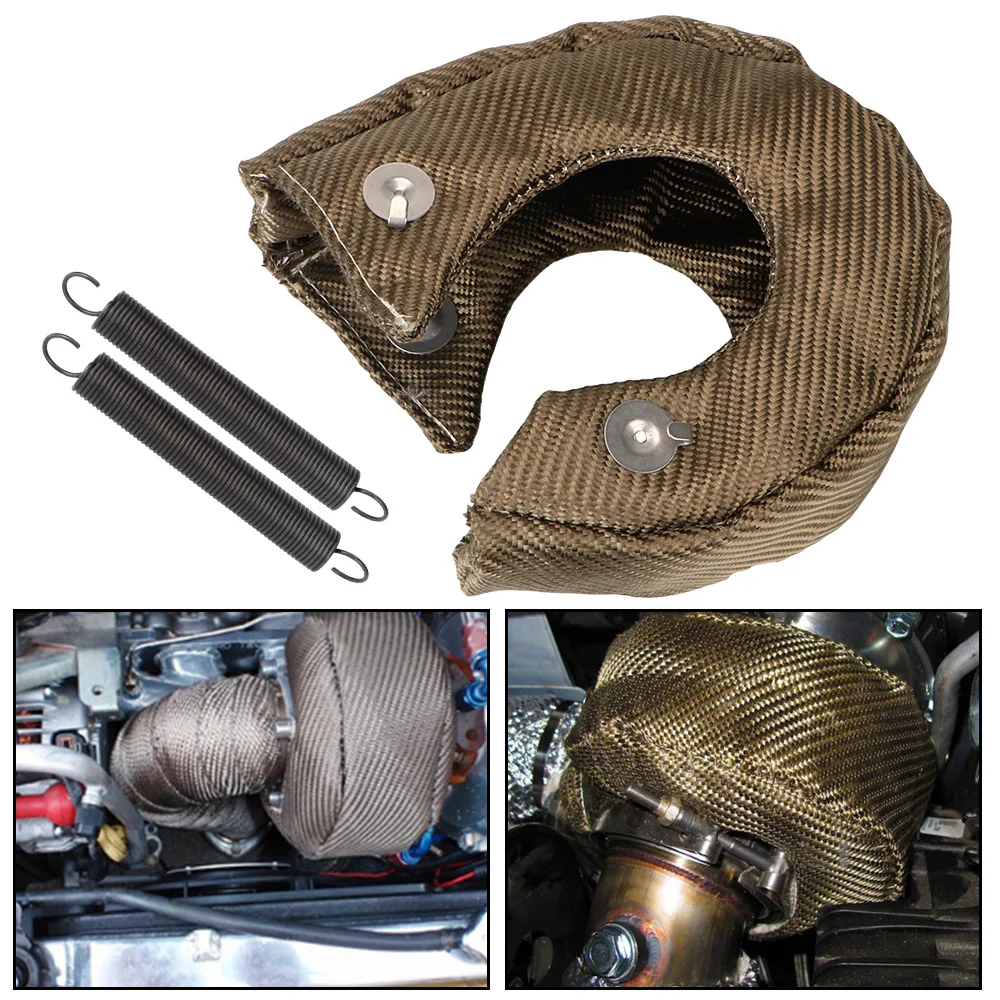 Glass Fiber Turbo Charger Protection Wrap Protection Wrap High temperature resistance Heat Shield Cover Blanket Full Titanium