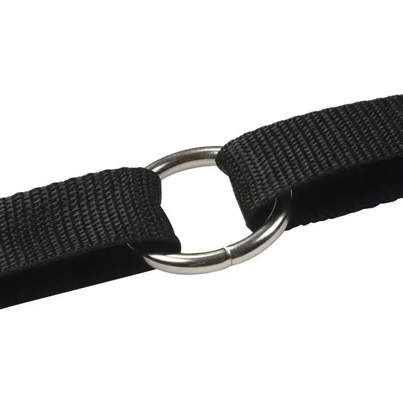 Dual Double Dog Leash Coupler Suits All Dog Leash Two Dogs Adjustable Splitter  Black