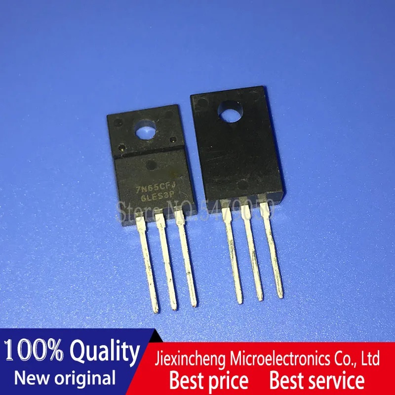 10PCS SVF7N65CFJ 7N65CFJ TO-220F New original