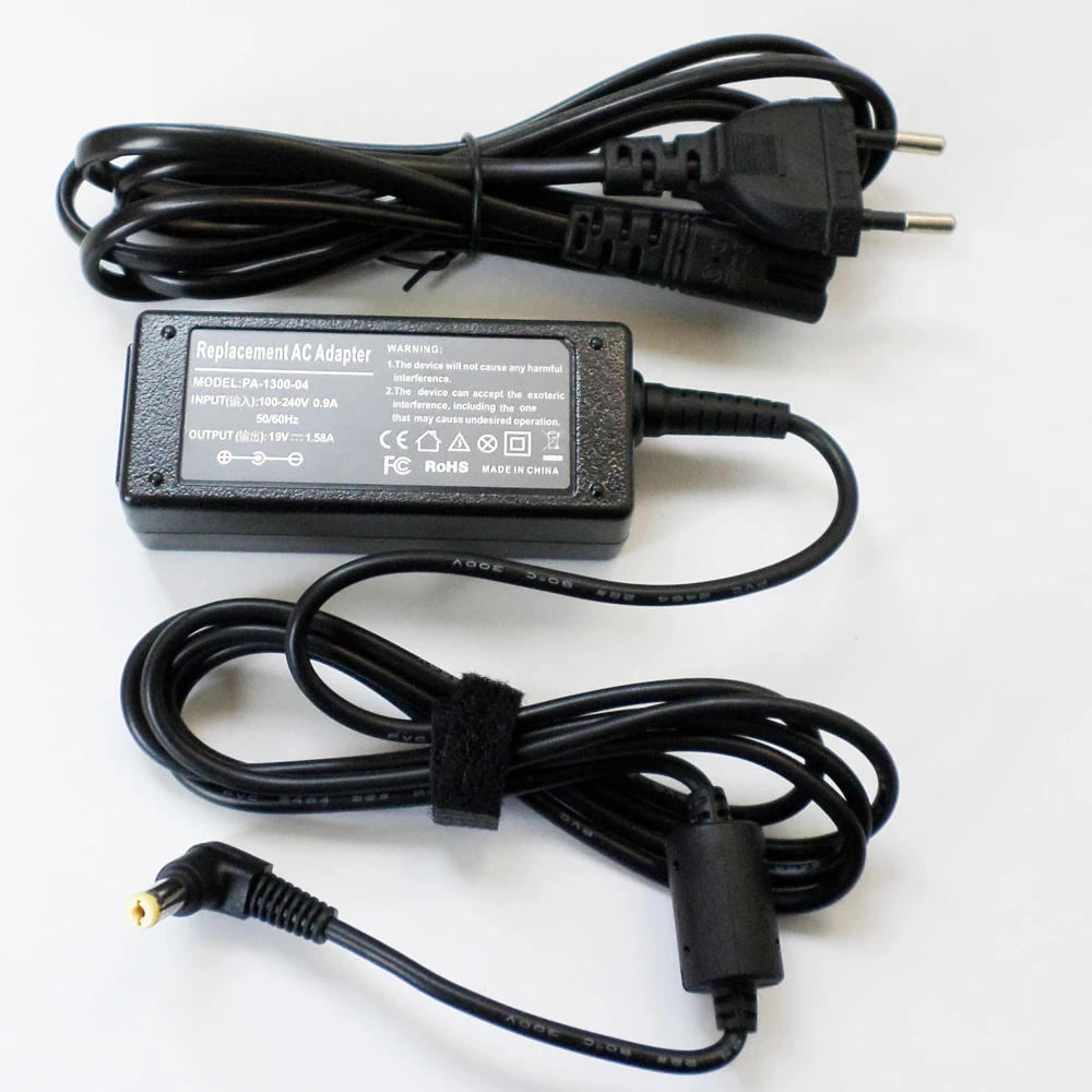 

New 19V 1.58A 30W AC Adapter Battery Charger Power Supply Cord For Acer Aspire One D255E-13681 D255E-13647 A110L A150-Aw A150-Bb