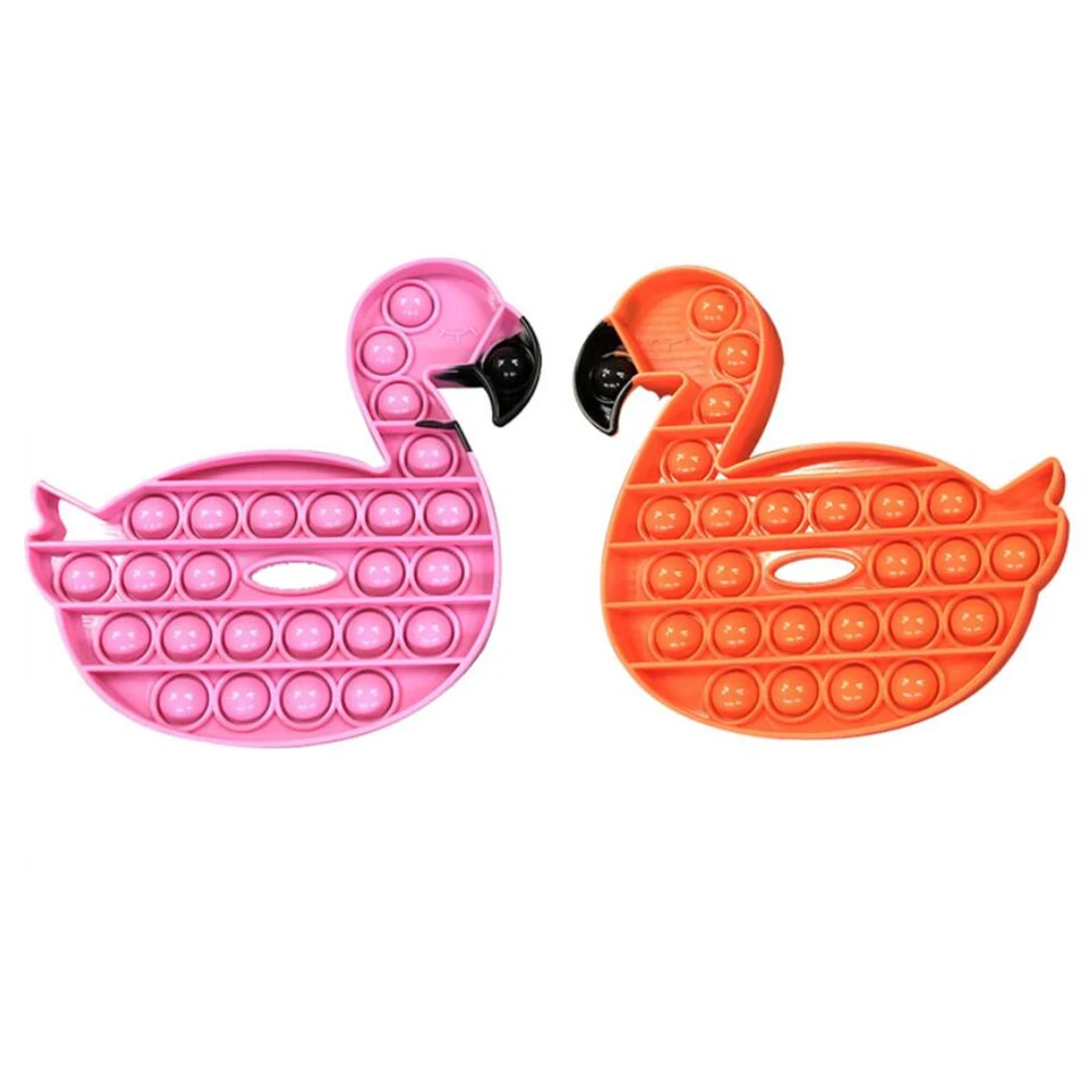 Cute Animal Alpaca Flamingo Squeeze Simple Dimple Soft Ball Decompression Toys Children Hand Fidget Toy Relieve Stress Kids Gift