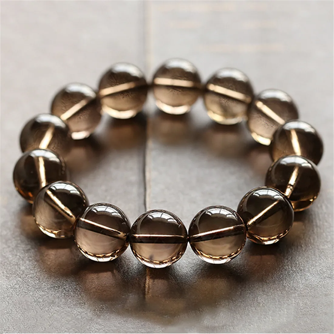 Natural Smoky Quartz Bracelet For Woman Man Gift Crystal Beads Stone Strands Jewelry AAAAA 6mm 8mm 10mm 12mm 14mm 16mm 18mm 20mm