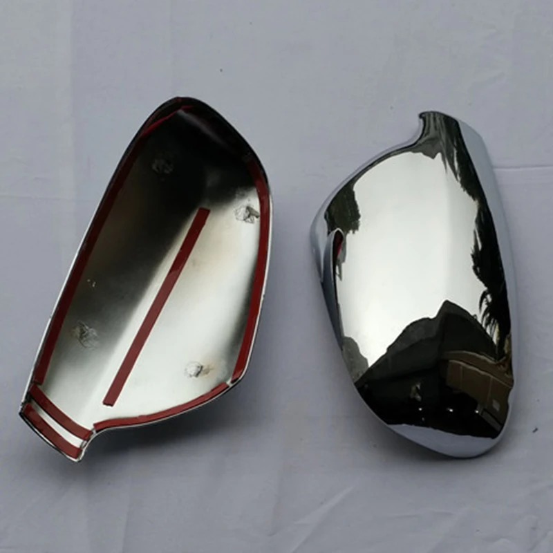 For 2004-2012 Peugeot 307 CC SW 407 Door Side Wing Mirror Chrome Cover Rear View Cap Accessories 2pcs per Set Car Stying