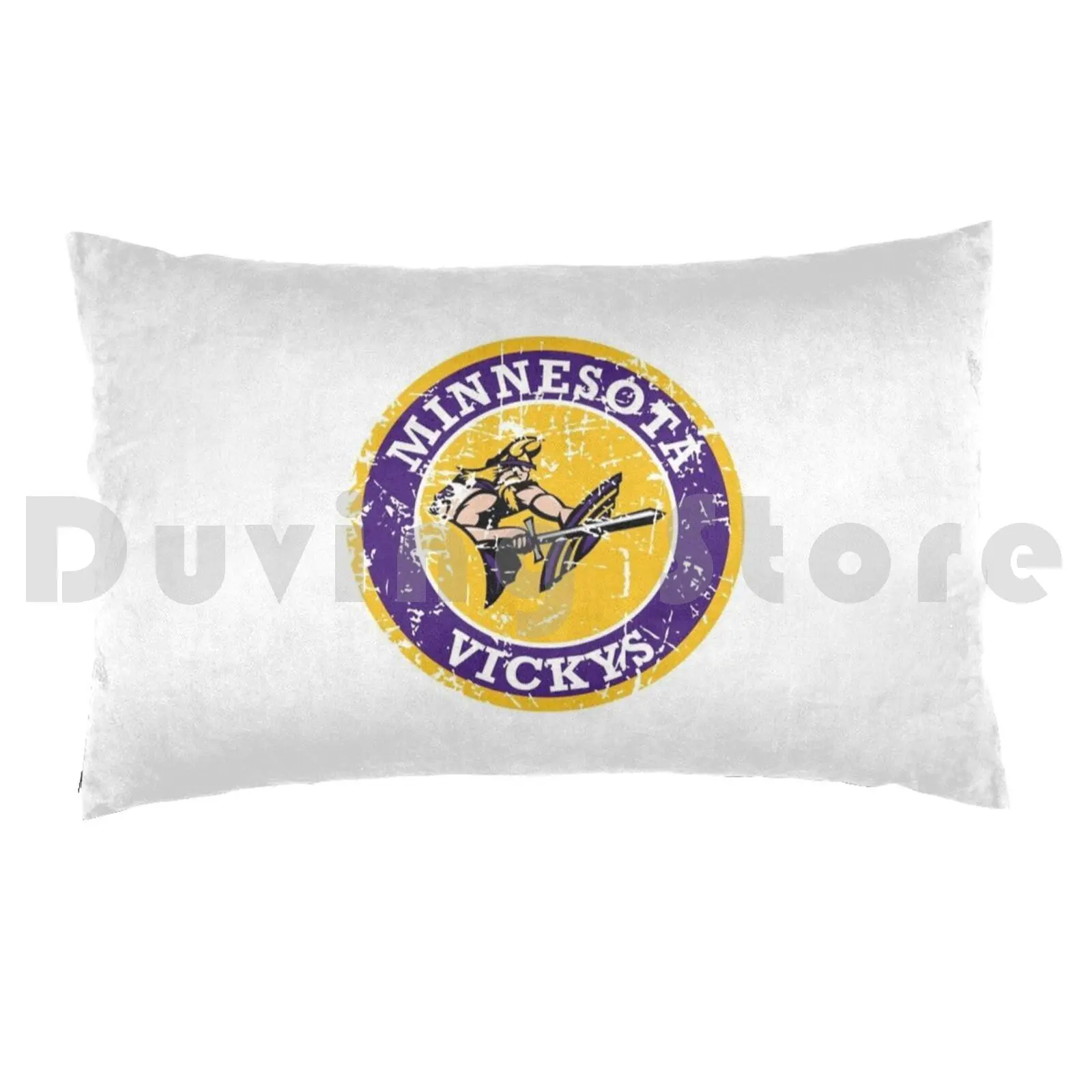 Minnesota Vickys Pillow Case DIY 50*70 Football American American Football Logo Quarterback Line Back