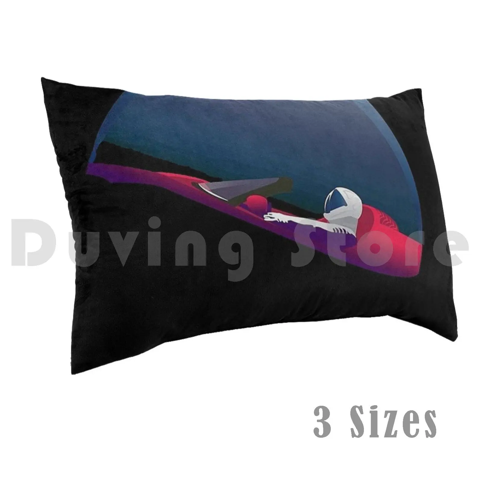 Space X Rocket Launched Pillow case 50x75 Spacex Rocket Fusée Elon Musk Crew Dragon Tesla