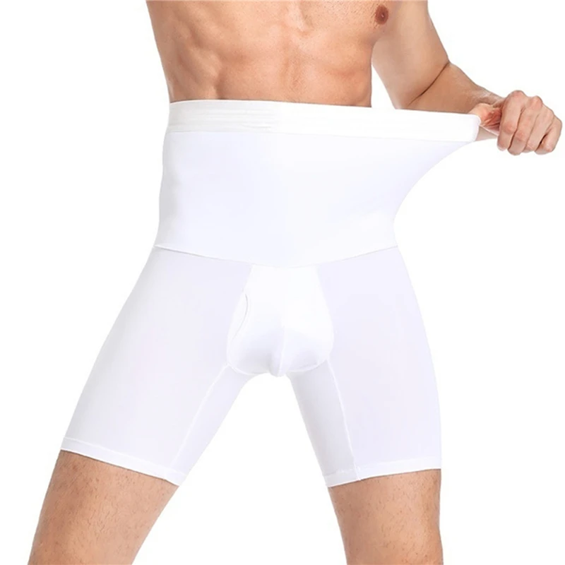 Bragas de Control para hombre, Bóxer adelgazante, entrenador de cintura alta, Body moldeador de cuerpo, compresión, ajustado, nuevo