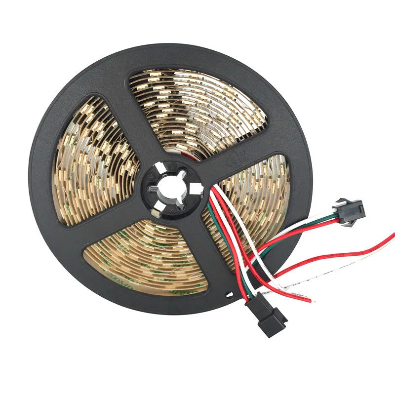 WS2812B Smart RGB LED Strip WS2812 Individually Addressable LED Light 30/60/144Leds Black/White PCB Waterproof IP30/65/67 DC5V