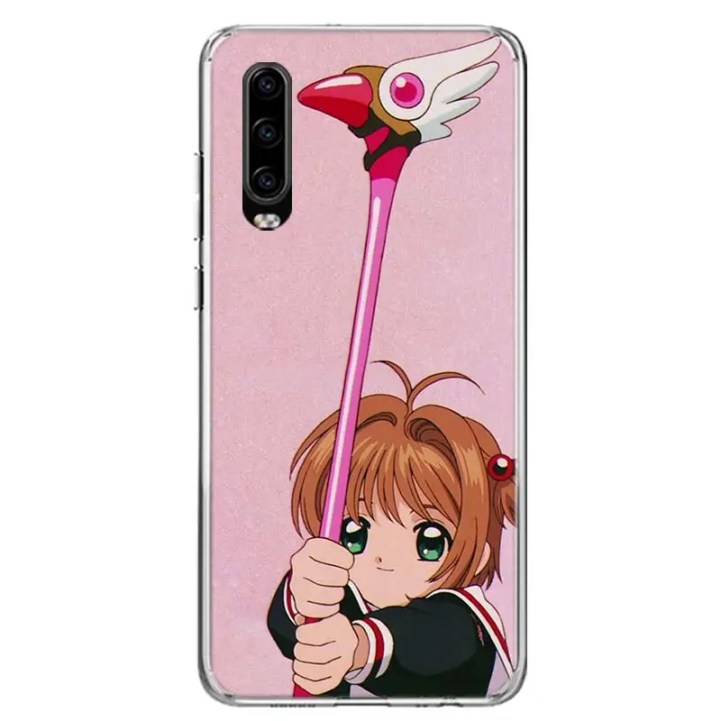 Card Captor Sakura Anime Cover Phone Case For Huawei P30 P20 P10 P40 P50 Pro Mate 20 40 30 10 Lite Popular Fundas Art Gift Coque