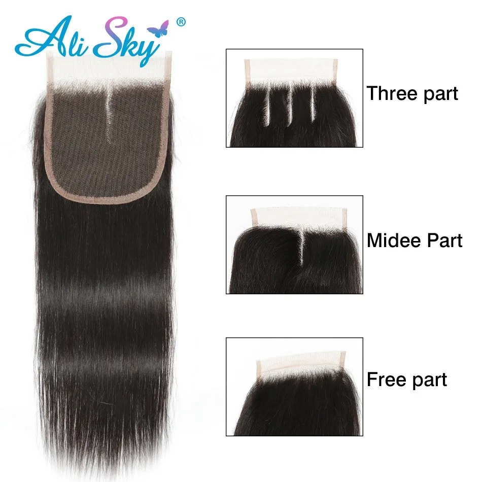 Bone Straight Hair Bundles With Closure Brazilian Hair Extensions Human Hair Remy Human Hair Bundles With Frontal Closure Soft