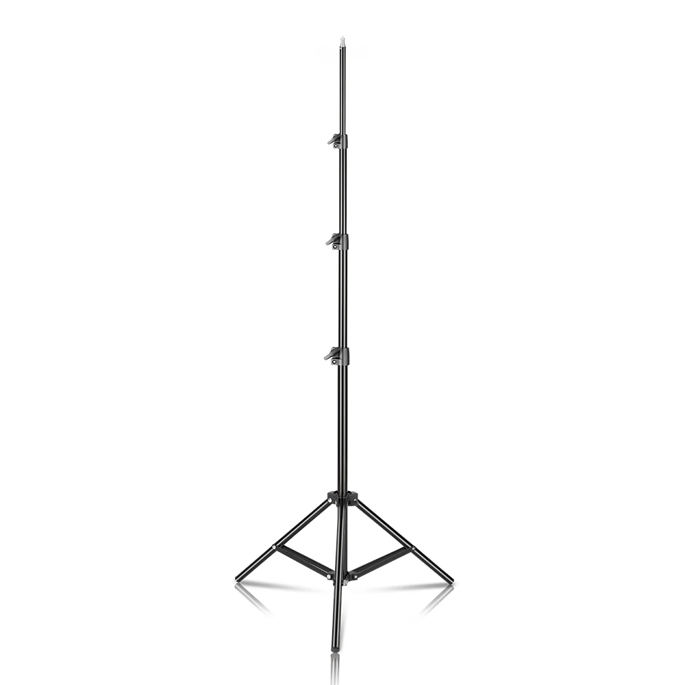 37/68/100/150/190cm Photography Studio Adjustable Light Stand Portable Tripod Stand With 1/4 Screw Head For Flash Photo Studio