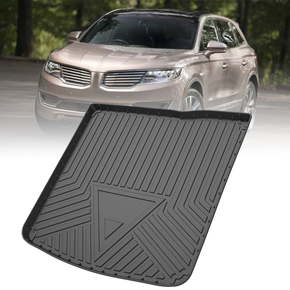 Trunk Mat For Lincoln MKC MKX Nautilus MKZ Continental 2020 TPE Custom Fit Cargo Liner Trunk Mat Laser Measured Floor Pad Rubber