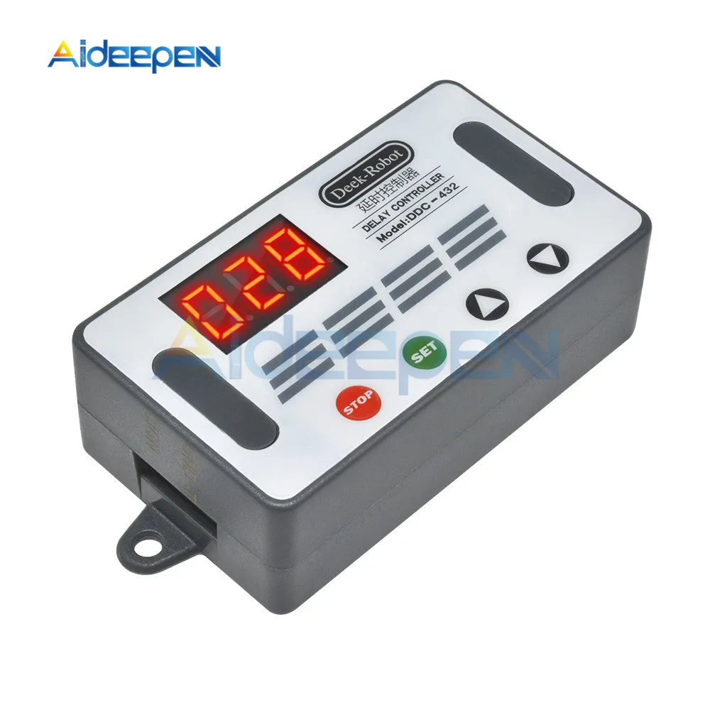 DC 5V-30V Dual-MOS-Zeitverzögerungsrelais, High-Level-Trigger, LED-Digitalanzeige, Zykluszeit-Timer, Verzögerungsschaltkreis, 12V 24V 0-999 – Detail 3
