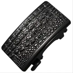 Hebilla automática de aleación de negocios para hombres, hebillas de cinturón de placa únicas para hombres, accesorios de ropa de trinquete de 3,5 cm, cinturón de diseñador LY1702-08