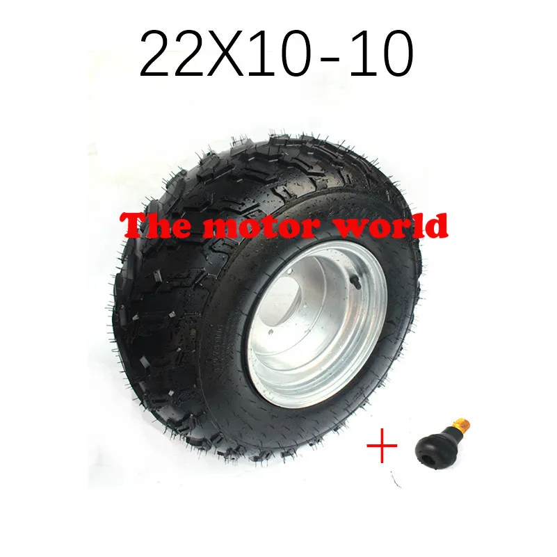 2019 Newest Good Quality GO KART KARTING ATV UTV Buggy 22X10-10 Inch Wheel Tubeless Tyre Tire with Aluminum Alloy Hub