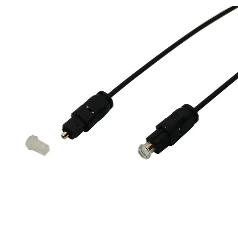 Optyczny przewód Audio cyfrowy Toslink pozłacany 0.2m SPDIF MD DVD złoty kabel warstwowy wysokiej jakości OD 4.0mm /2.2mm