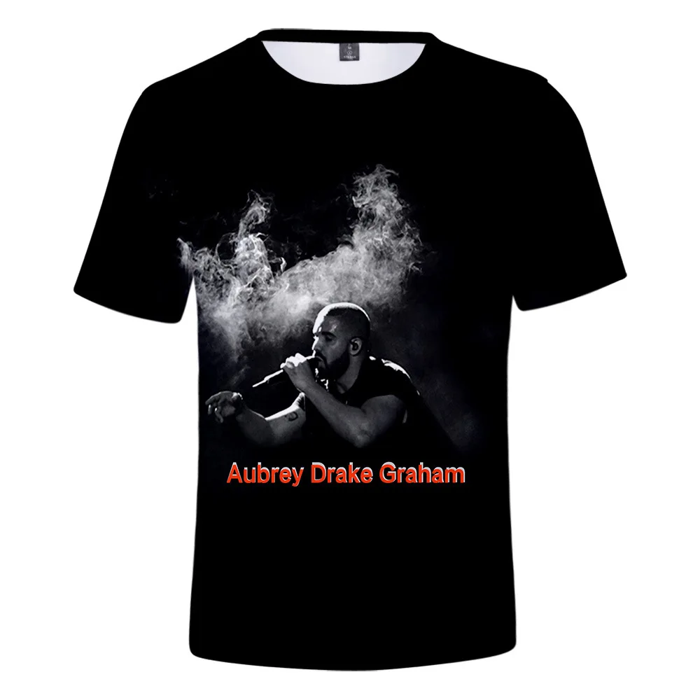 Hip Hop Rapper Drake 3D Print Kids T-shirt for Boys/Girls Teens Casual Tees Streetwear Hiphop Funny Tshirt Children Clothes