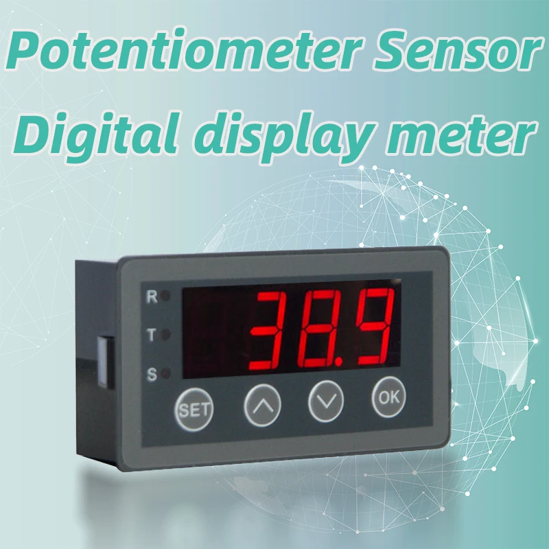 Tipo di potenziometro sensore Display digitale tipo di resistenza del misuratore-spostamento elettronico del righello/cavo di trazione