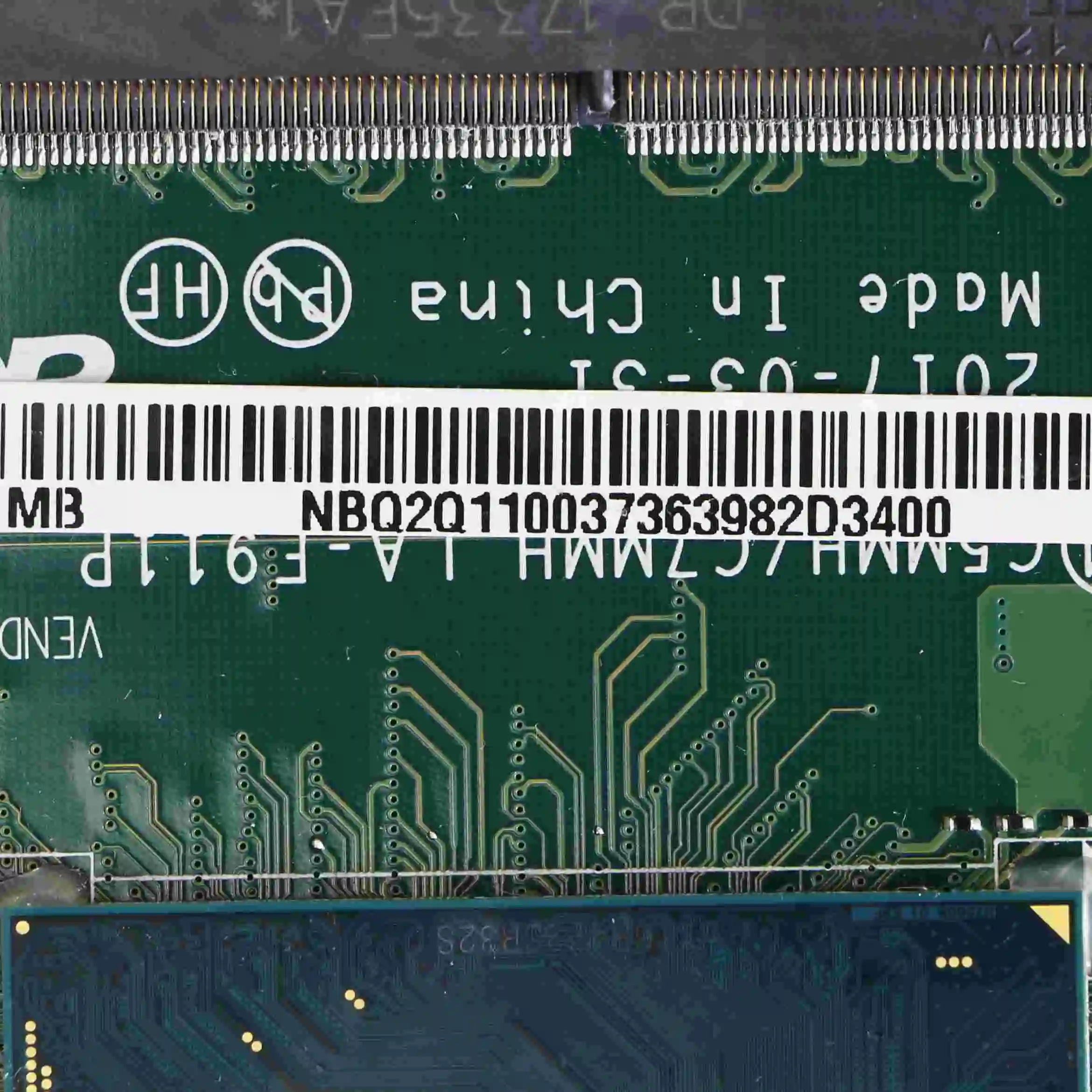 Imagem -03 - Placa-mãe Ddr4 para Laptop Modelo nb Q2q11.003 c5 Mmh c7 Mmh Partes Íntimas Gtx1050 e V4g para Laptops Laptops