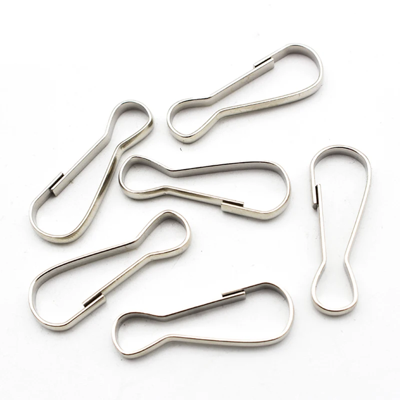 150pcs Metal Snap Clips Hooks Loaded Clasp Keyring Buckle Hardware Accessories for Bag Chain Metal 32mm Buckle Zhu Dan Buckle