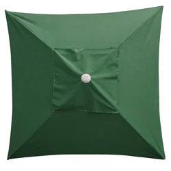 Parapluie carré en polyester anti-UV pour l'extérieur, parasol de jardin, housse de parasol, accessoires pour la maison, 2x2m