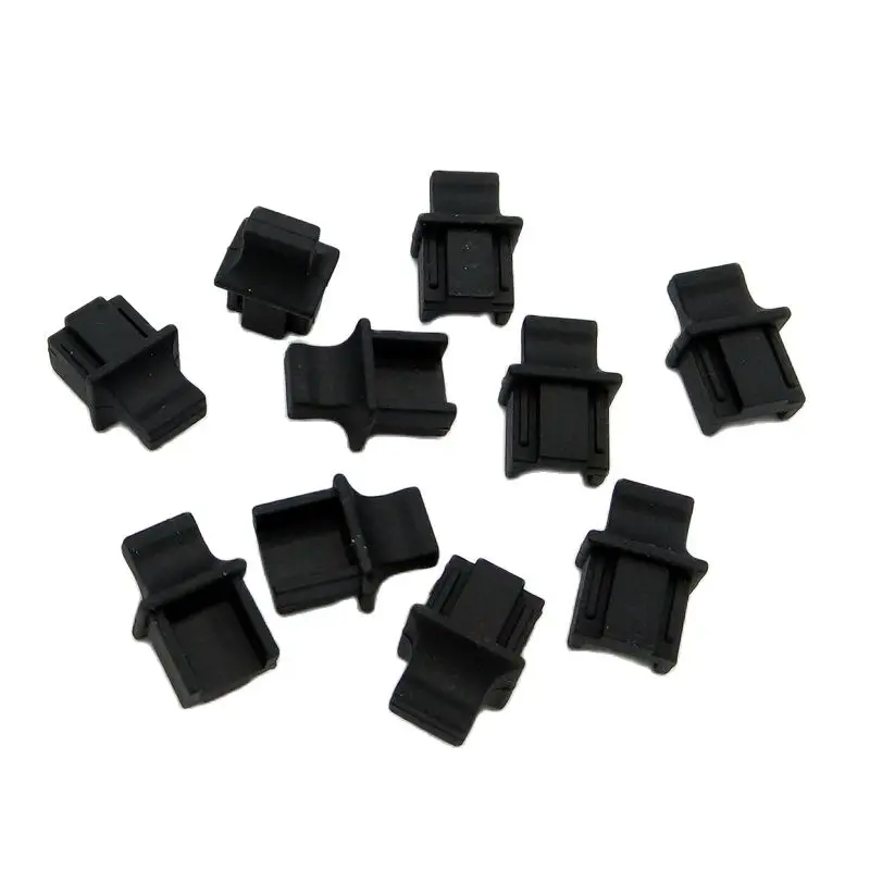 10pcs RJ45 Protective Rubber Cover Network Connector End Cap