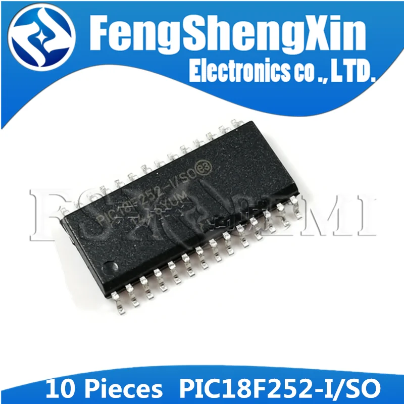 10PCS PIC18F252-I/SO PIC18F252 18F252 SOP FLASH Microcontrollers