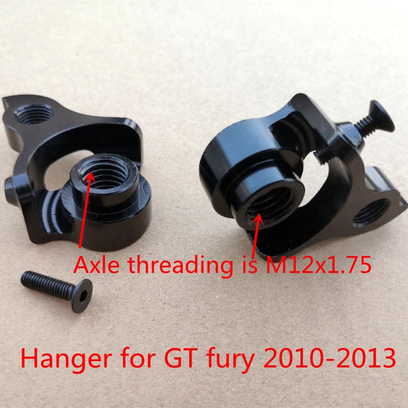 2pcs CNC Bicycle rear derailleur hanger For GT Fury  GT 2009 2010 2011 2012 2013 Fury carbon PILO D523 carbon FRAME MECH dropout