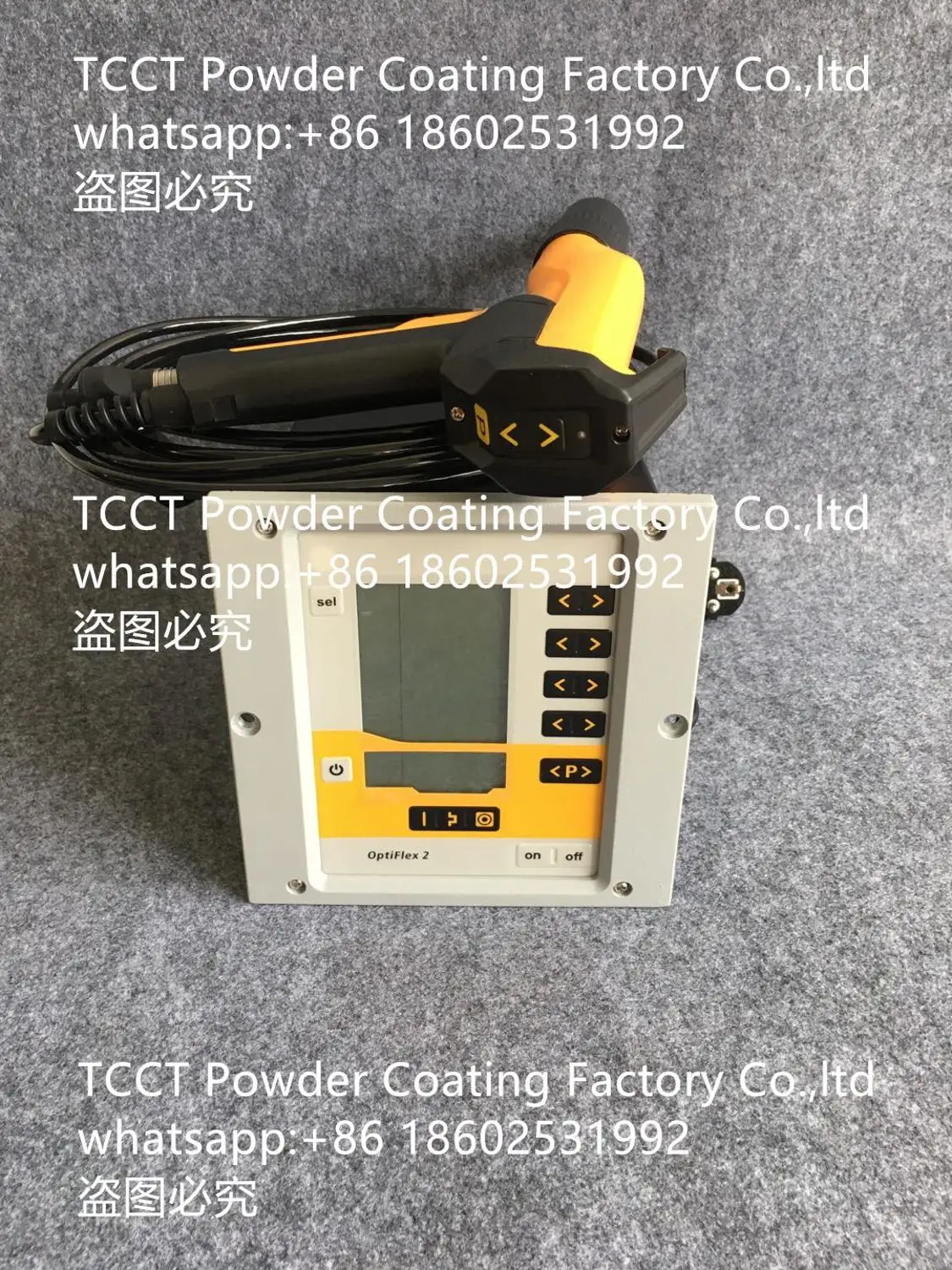 TCCT optiflex electrostatic powder coating control box+optiflex 2 spray gun