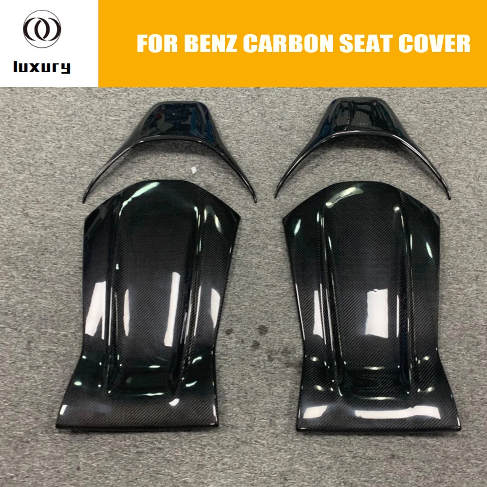 

Add On Style Carbon Fiber Interior Seat Cover Trim for Benz W205 S205 C205 C63 C63s AMG 2015 - 2022