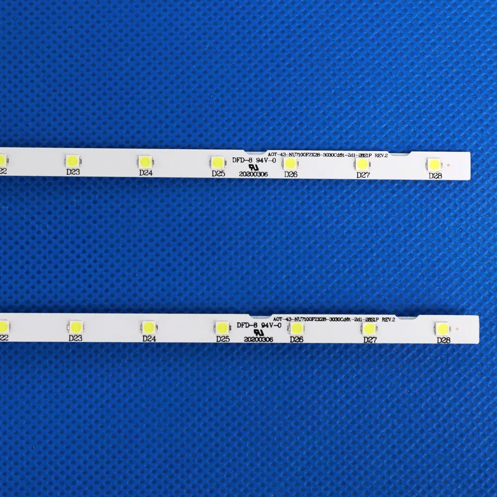 Led Backlight Strip(2) Voor Samsung 43nu7100 Ue43nu7100 Un43nu7100 Ue43nu7100u Aot_43_nu7100f Ue43nu7120u U43nu7170u BN96-45954A