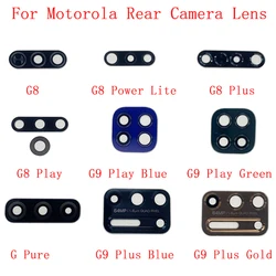 2Pcs Rear Back Camera Glass Lens For Motorola Moto G8 G8 Power Lite G8 Plus G6 G7 G9 Play G Pure G9 Plus Camera Glass Lens