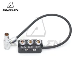 Alexa mini EXT 7pin to RS 3 pin female Remote Run Stop Boot Conversion cable and Dual 0B2pin power Distributor