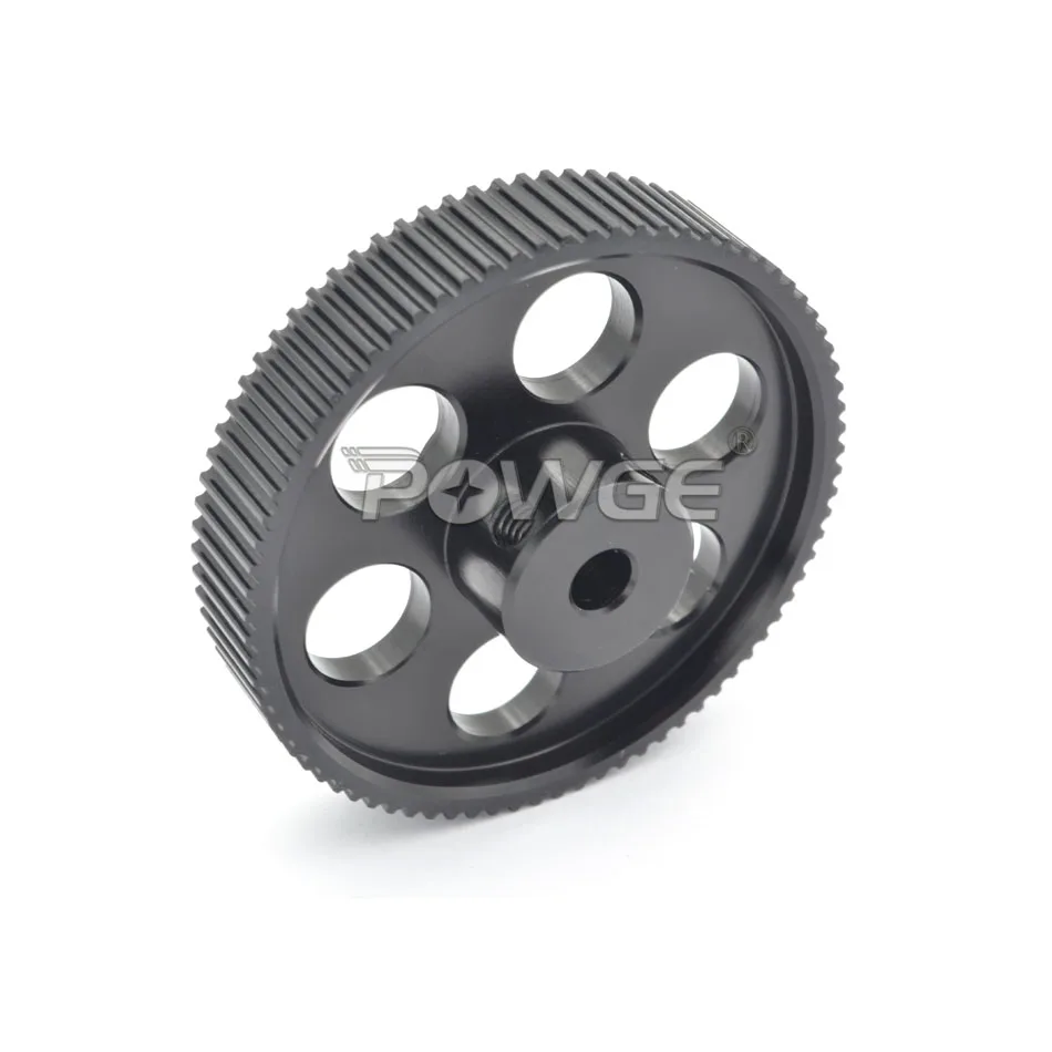 Imagem -03 - Powge Peças 20 Dentes 2gt Cronometrando Polia Furo = 6.35 mm Largura do Ajuste = mm 2gt Peças de Impressora 3d Correia Dentada 20 t 20 Dentes Gt2 Polia