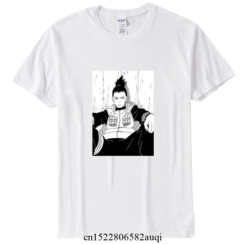 Shikamaru (Manga) Vintage Funny Men T-shirt Unisex Summer O Neck Cotton Tops Unisex Tee,Drop Ship