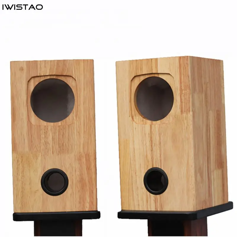 IWISTAO Customized Empty Speaker Enclosure Inverted Bookshelf FOSTEX Official Drawing Full Range FE126En