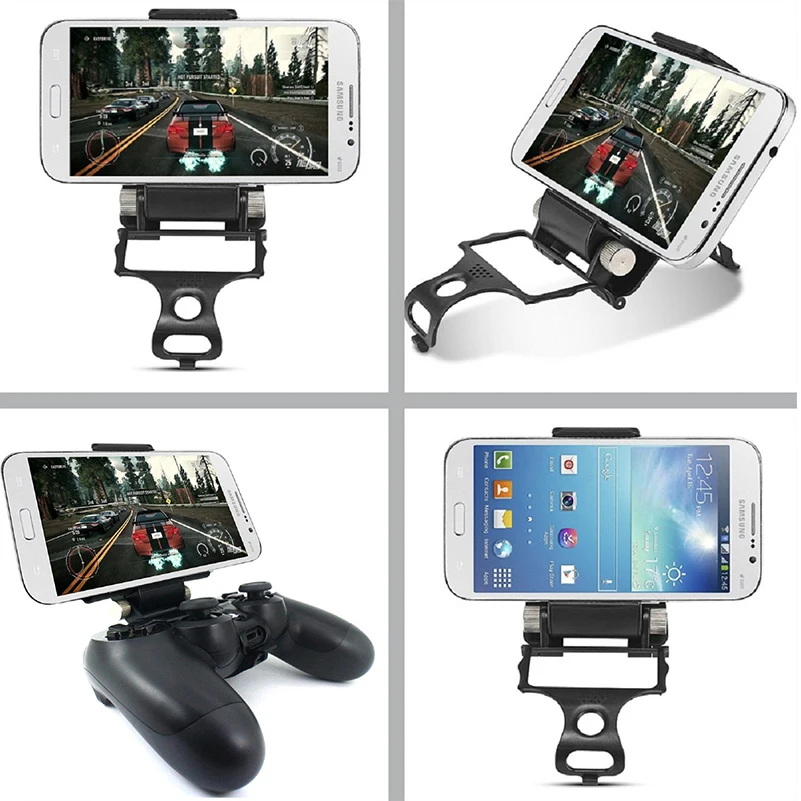 for PS4 Game Controller Smart Mobile Phone Clip Clamp Mount Holder Stand Retractable Bracket For PS4 iPhone Android Phone Holder