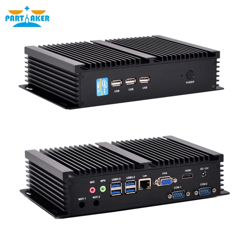 Imagem -02 - Gen Industrial Mini pc Intel Core i7 1165g7 i5 1135g7 Sistema Fanless Barebone Computador 2xddr4 Ram Slot Hdmi Vga Usb Wi-fi 11th