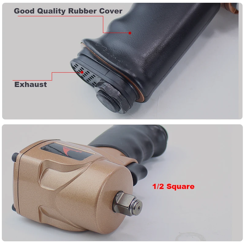 YOUSAILING 1/2 High Quality Mini Pneumatic Impact Wrench JUMBO HAMMER Car Repairing Spanners 10000 R.P.M