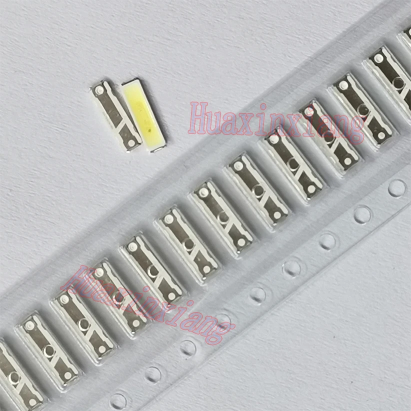 100pcs/Lot  SMD LED 7020 3V 0.5W 160mA Cool White For LG TV Backlight Application