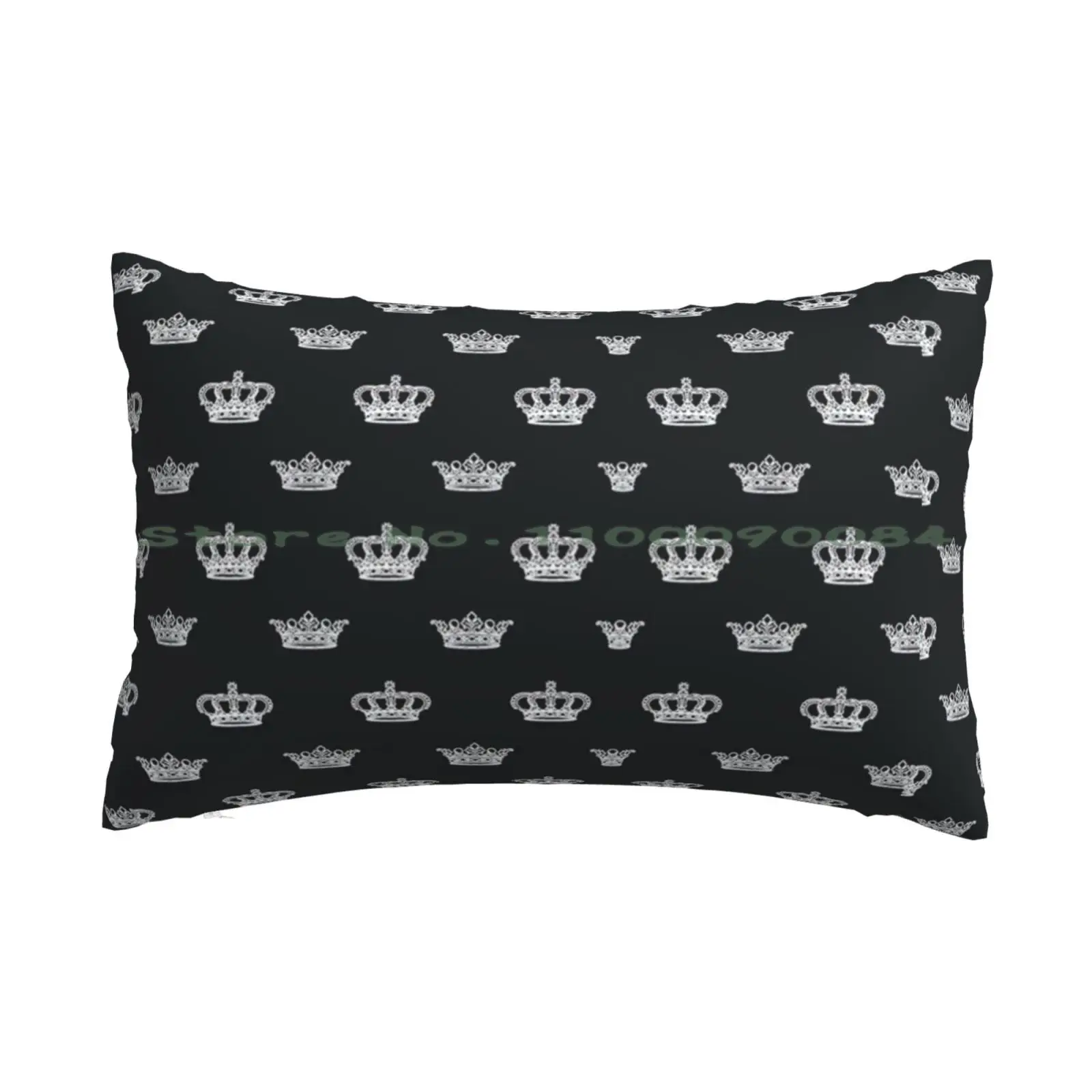 Kings And Queens Pillow Case 20x30 50*75 Sofa Bedroom Couture Crowns Trendy Fashion 2000s Long Rectangle Pillowcover Home