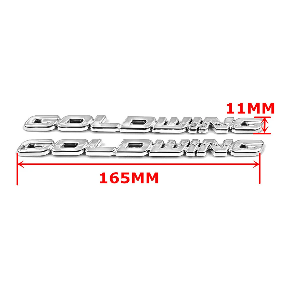 Insigne d\'emblème 3D de moto, autocollant précieux de carburant, autocollant de protection de tampon, Honda GOLDWING GL1800 GL 1800
