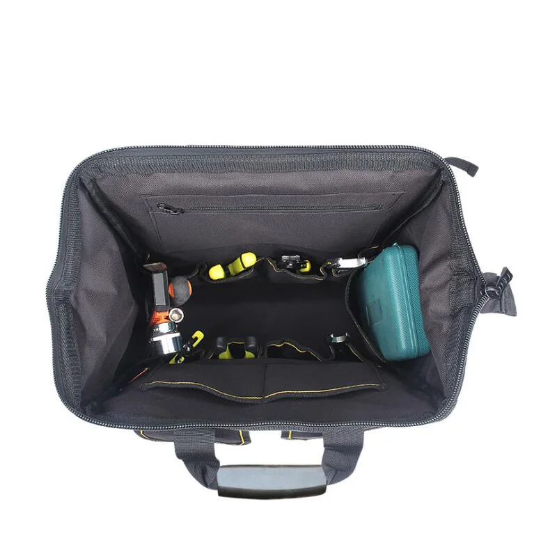 Doppia borsa a tracolla strumento di riparazione multifunzione doppia custodia per attrezzi domestici zaino impermeabile Tote Bag Kit Stereo