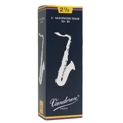 Anches pour saxo ténor France Vandoren, anches classiques pour saxophone ténor Bb, boîte bleue