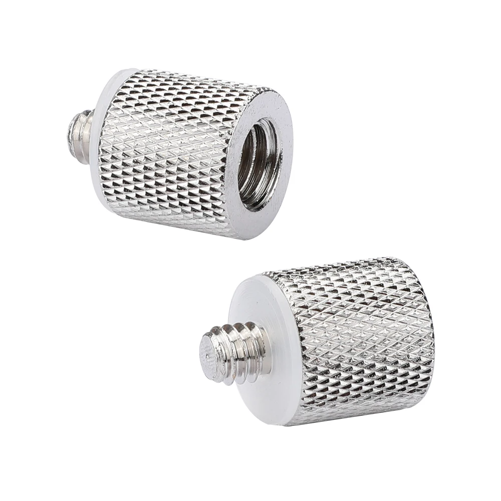 CAMVATE 2 قطعة ترايبود الموضوع المخفض برغي محول مع 3/8 "-16 أنثى إلى 1/4"-20 ذكر ل DSLR كاميرا ترايبود قوس دعم