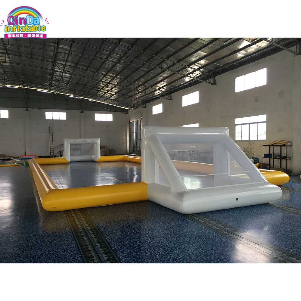 Giant Inflatable Football Arena Court 12x6m Inflatable Soccer Field For Sale