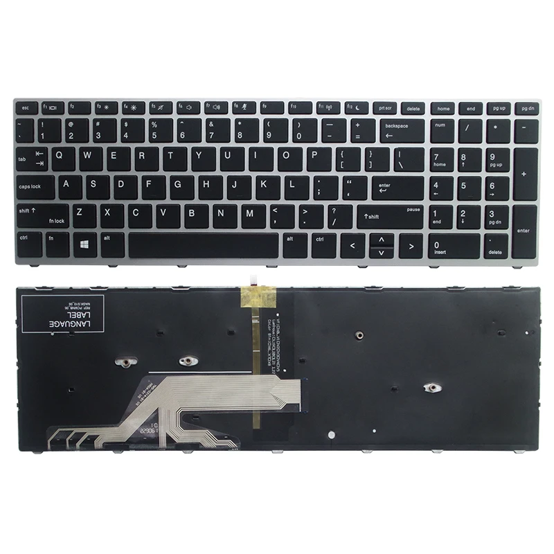 

Backlit New US laptop Keyboard for HP Probook 450 G5 455 G5 470 G5 English Keyboard