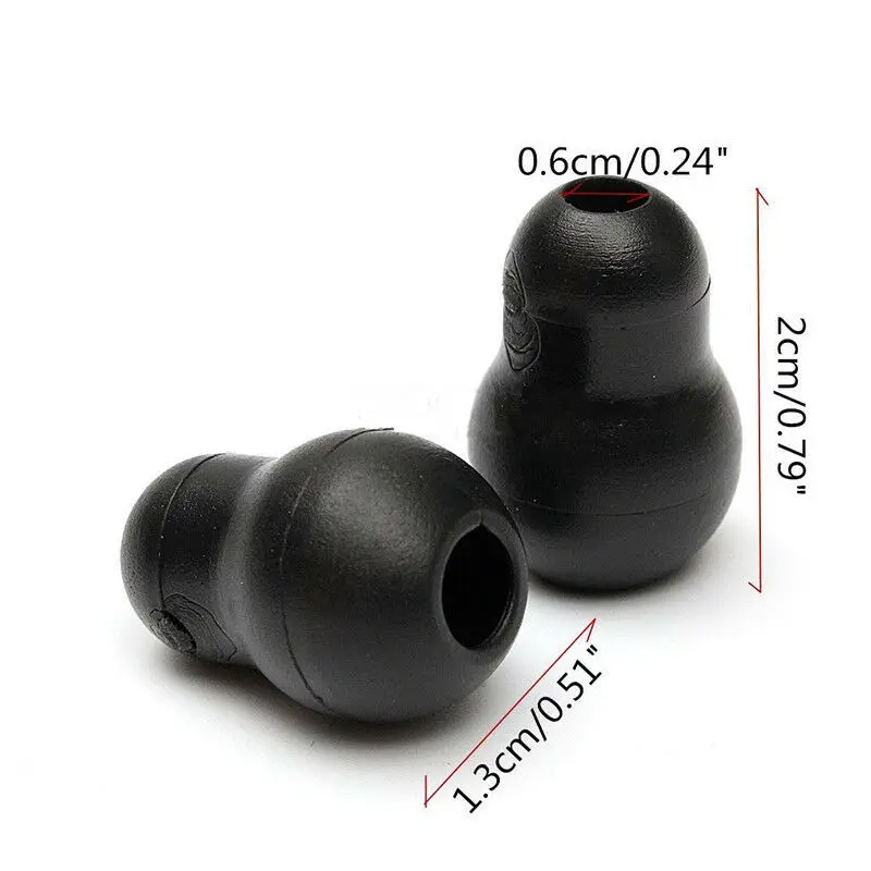 New Wholesale 10PCS Soft Silicone Black Gray Soft Ear Tips Replacement Earplug Earpieces Earbuds For Littmann Stethoscope