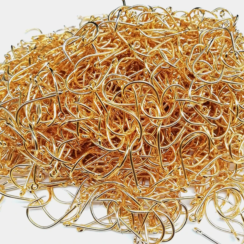 Fishing Hooks Wholesale by Bulk 1000Pcs/lot Fish Hook Gold Color 13# 14# 15# Carbon Steel Fishhooks Carp Fishing Tools Pesca