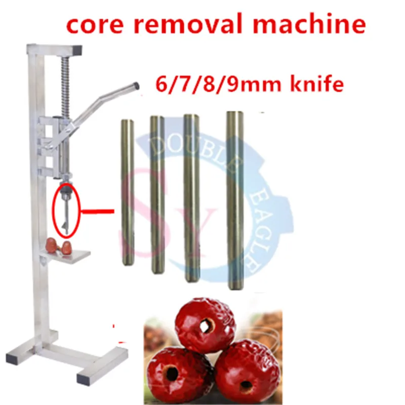 Household Stainless Steel Manual Red Date Core Seed Pitting Removing Machine/Hand Press Hawthorn Meat Pit Separating Pitter Tool